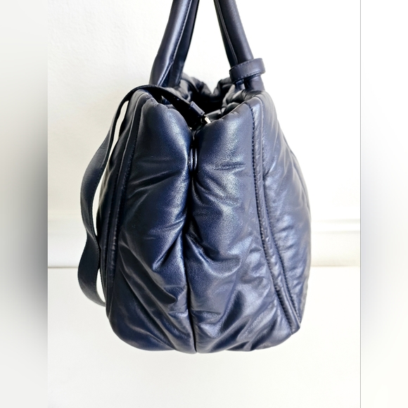 Prada Navy Blue Genuine Leather 3-way Bag - Picture 8 of 15